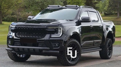 GLOSS BLACK LED ROOF LIGHT BAR LAMP LIGHTS FOR FORD RANGER T9 WILDTRAK 2022+