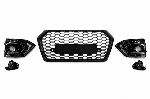 RSQ5 CONVERSION FRONT BUMPER BODY KIT FOR AUDI Q5 SQ5 B9 FY S-LINE 2018-20 W/PDC