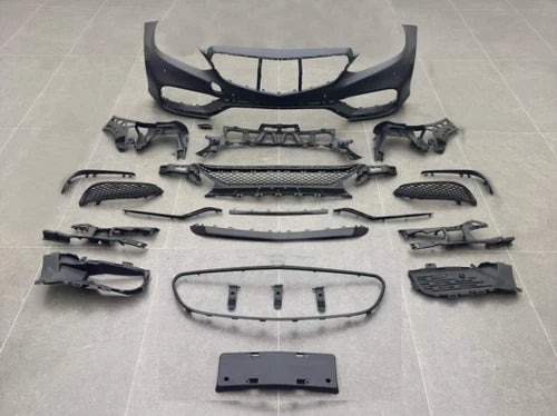 E63 STYLE FRONT BUMPER BODYKIT FOR MERCEDES E CLASS W212 S212 2013-2016 W/PDC