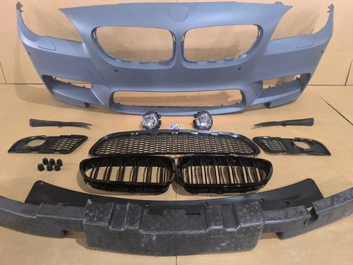 M5 CONVERSION FRONT BUMPER KIT FOR BMW 5 SERIES F10 F11 2010-17 W/PDC FOGLIGHTS