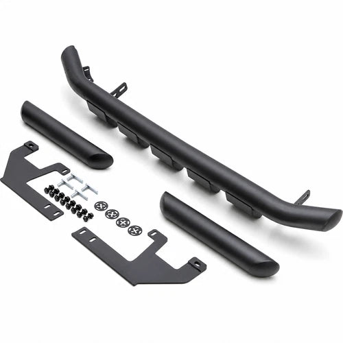 CITY STYLE NUDGE BULL TWIN BAR BLACK BUMPER SPOILER FOR FORD RANGER T7 T8 11-22