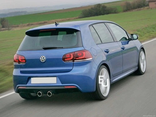 FOR VW GOLF MK6 REAR BUMPER WITH DIFFUSER R20 LOOK BODY KIT GTI TSI TDI 09-13