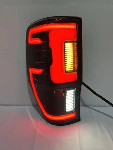 2X LED SMOKED REAR TAIL LIGHT LAMP FOR FORD RANGER T7 PX MK1 MK2 PAIR 12-21