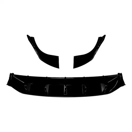 FOR VW TIGUAN MK2.5 R LINE REAR BUMPER LOWER DIFFUSER LIP PANEL GLOSS BLACK 21+