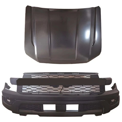 T9 2023+ RAPTOR CONVERSION FRONT BUMPER BONNET BODYKIT FOR FORD RANGER T6 T7 T8