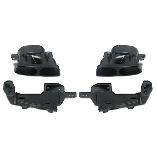 REAR DIFFUSER TAILPIPE GLOSS FOR MERCEDES S CLASS S63 W222 B STYLE AMG 2013-2017
