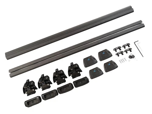 FOR VW PASSAT B8 ESTATE 14+ CROSS BARS ROOF RAIL RACK BLACK LOCKABLE HEAVY DUTY