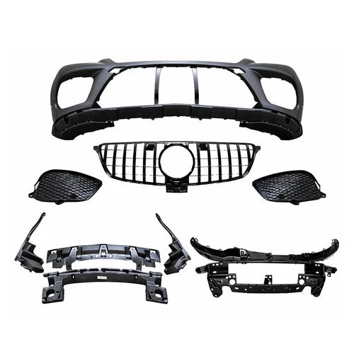 FOR MERCEDES AMG GLE W166 X166 C292 FRONT COMPLETE BUMPER W/ CAMERA HOLE 15-19