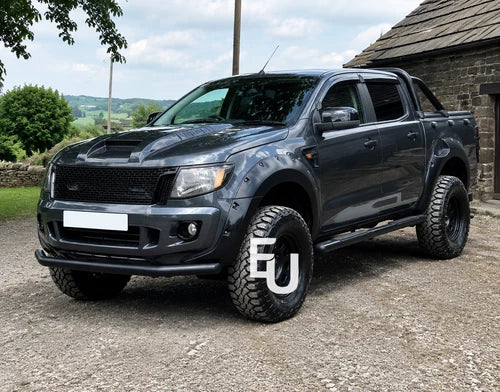 FOR FORD RANGER T6 PX WIDE BODY MATTE FRONT REAR WHEEL ARCH FENDER FLARE 2011-15