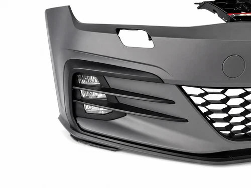 GTI CONVERSION FRONT BUMPER BODYKIT FOR GOLF MK7.5 2017-2020 FITS GTD TDI TSI SE