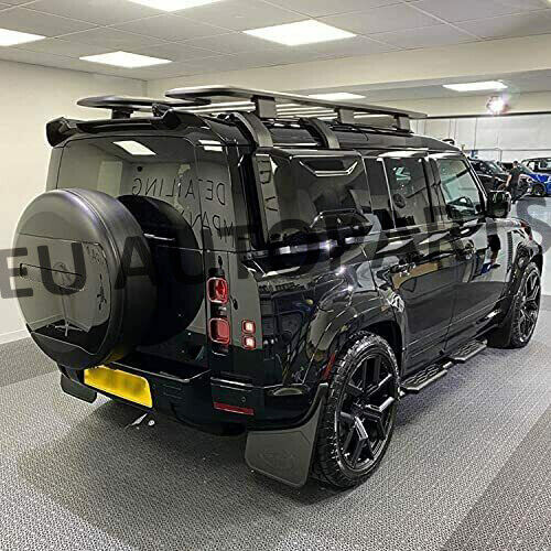 REAR ROOF SPOILER FOR LAND ROVER DEFENDER 90 110 130 L663 2020+ GLOSS BLACK