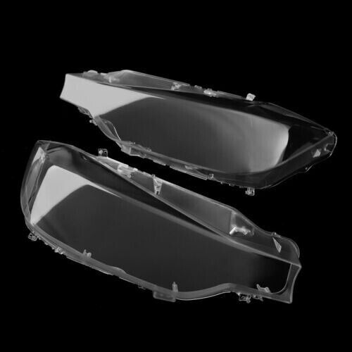 L+R SIDE HEADLIGHT LENS COVER REPLACEMENT FOR BMW F30 F31 F35 3 SERIES 2011-2015