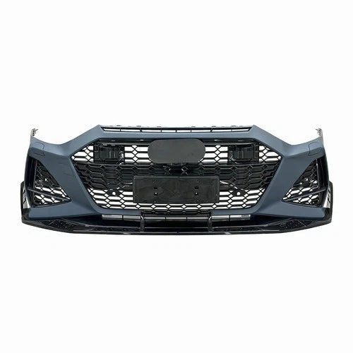 RS7 CONVERSION FRONT BUMPER BODYKIT WITH SPLITTER FOR AUDI A7 S7 C8 4K MK2 2018+