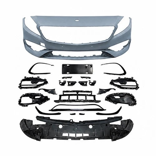 FOR MERCEDES A-CLASS W176 2013-2018 A45 CONVERSION FRONT & REAR BUMPER BODYKIT