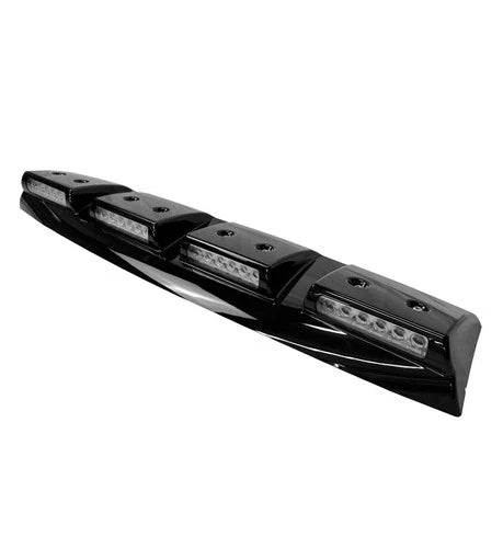 GLOSS BLACK LED FRONT ROOF MOUNTED BAR LIGHT POD FOR FORD RANGER T9 2022+