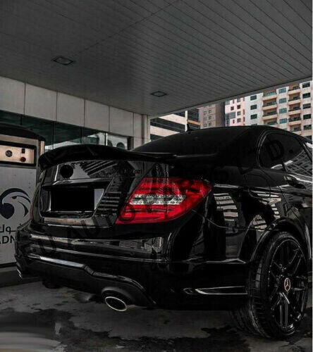 REAR TRUNK BOOT SPOILER DUCKTAIL PSM STYLE FOR MERCEDES C CLASS W204 CARBON