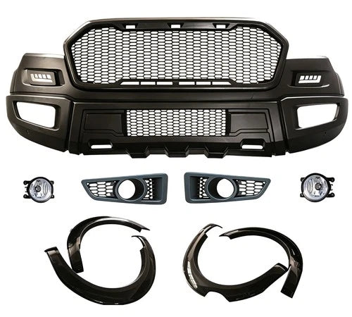 FOR FORD RANGER BUMPER BODYKIT ,GRILLE,WHEEL ARCHES FITS T7 T8 2015-2022