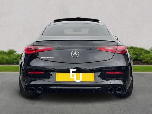 FOR MERCEDES CLE C236 A236 W236 CLE53 AMG REAR DIFFUSER BLACK EXHAUST PIPES 23+
