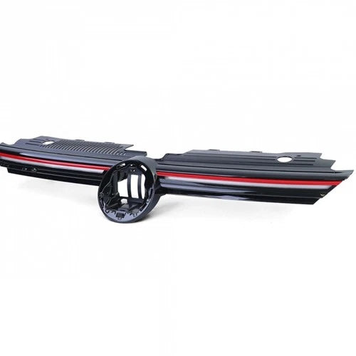 FRONT BUMPER GRILLE BODY KIT GTI LOOK GLOSS BLACK FOR VW GOLF MK8 2020+