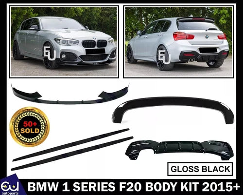 FOR BMW 1 SERIES F20 F21 FRONT LIP SPLITTER REAR DIFFUSER BODY KIT BODYKIT 15-18