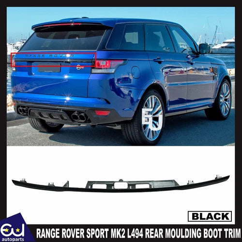FOR RANGE ROVER SPORT L494 MK2 13-22 REAR MOULDING BOOT TRIM AUTOBIOGRAPHY BLACK