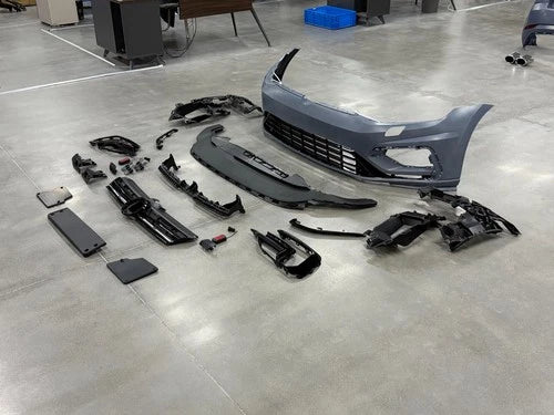 MK7.5 R CONVERSION FRONT REAR BUMPER BODYKIT SIDE SKIRT FOR VW GOLF MK7 2013-16