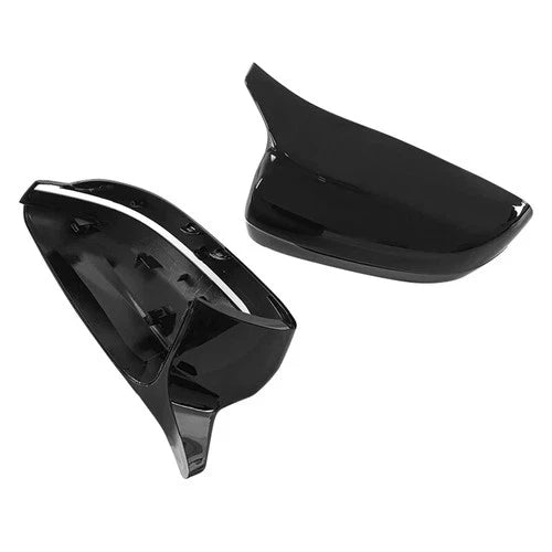 GLOSS BLACK WING MIRROR CAP REPLACEMENT COVER FOR BMW G20 G30 M STYLE 2017+ RHD