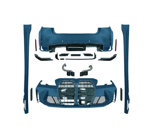 G80 M3 CONVERSION FRONT REAR BUMPER FULL BODY KIT FOR BMW 3 SERIES G20 2019-2023