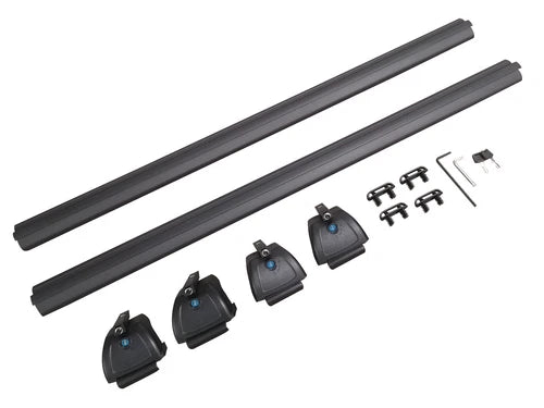 FOR VW PASSAT B8 ESTATE 14+ CROSS BARS ROOF RAIL RACK BLACK LOCKABLE HEAVY DUTY