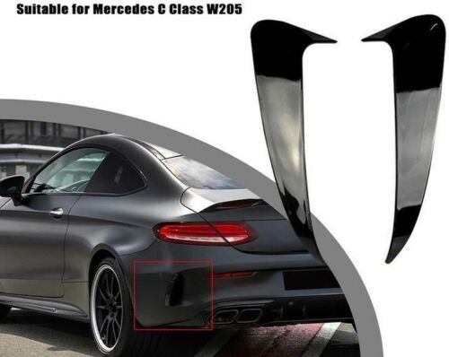 REAR BUMPER SPOILER TRIM AIR VENT COVER FOR MERCEDES BENZ C CLASS C205 AMG STYLE