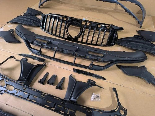 AMG LOOK STYLE FRONT BUMPER CONVERSION FOR MERCEDES GLC C253 X253 FACELIFT 20-23