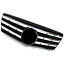 FOR MERCEDES E CLASS W211 E63 4 FIN STYLE CHROME GRILLE SALOON FACELIFT OE 2006+