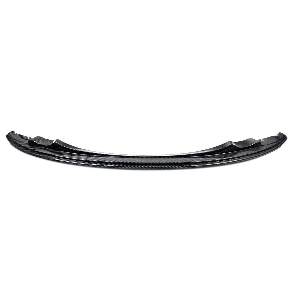 FOR BMW M3 E90 E92 E93 FRONT BUMPER SPLITTER LIP SPOILER 08-13 CARBON FIBRE LOOK
