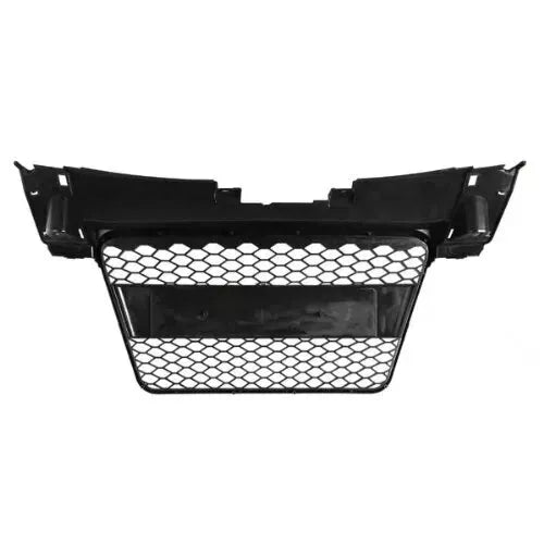 FOR AUDI TT 8J 2006-2014 RS STYLE GLOSS BLACK HONEYCOMB RADIATOR BUMPER GRILLE