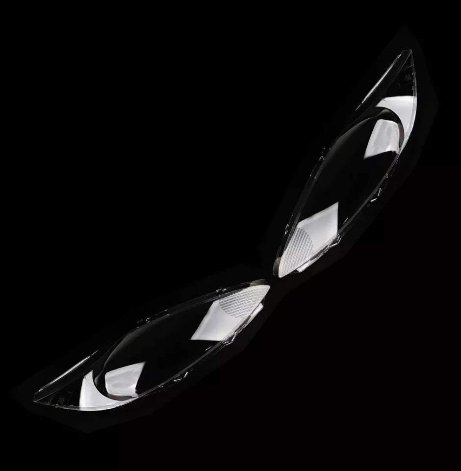 FOR FORD FIESTA MK6 2009-11 FRONT HEADLIGHT LAMP LENS COVER LEFT RIGHT SIDE PAIR