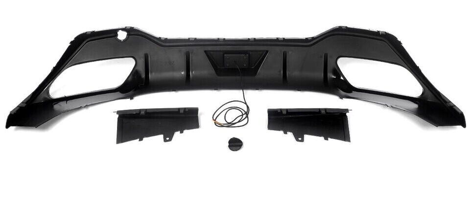REAR DIFFUSER WITH LED LIGHT FOR BMW 8 SERIES G14 G15 M SPORT GLOSS BLACK 2019+