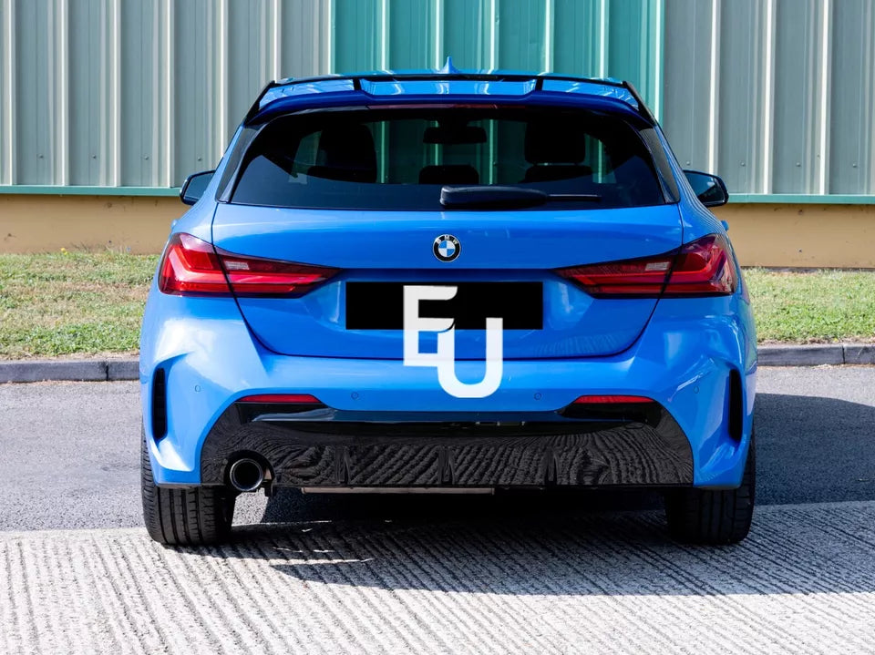 FOR BMW 1 SERIES F40 2019+ REAR ROOF LIP SPOILER WING MP STYLE GLOSS BLACK