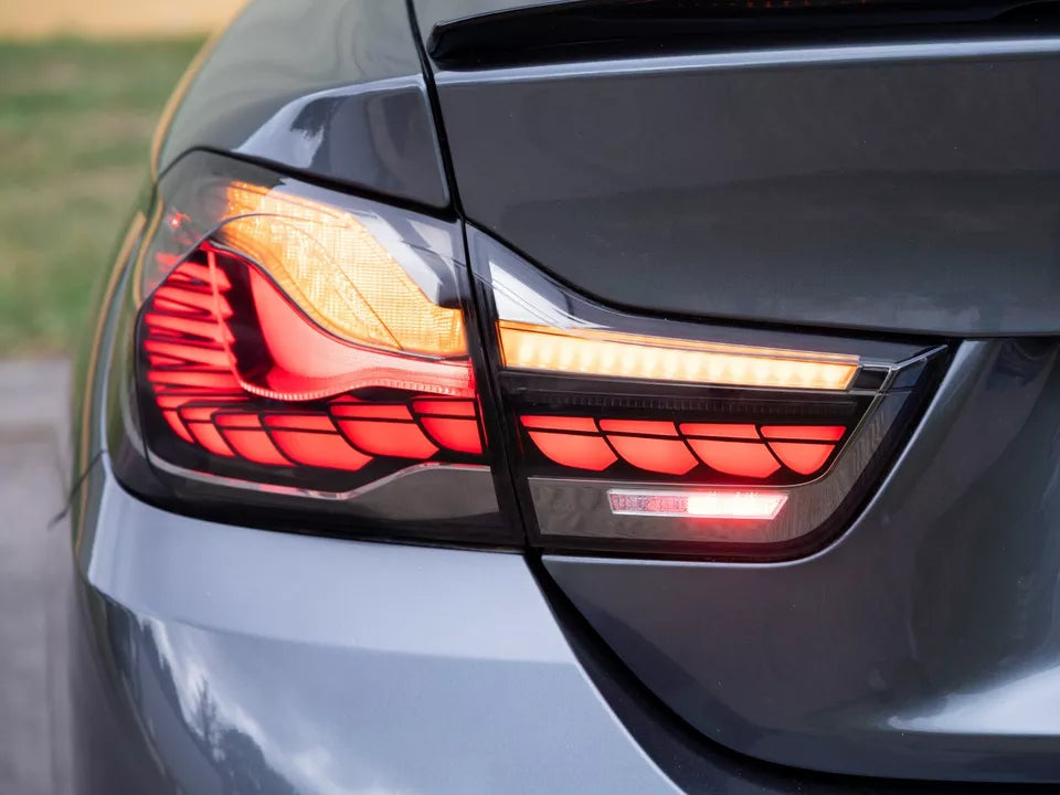 2X SMOKED LED TAIL LIGHTS LAMPS FOR BMW 4 SERIES & M4 F82 F83 F32 F33 F36 14-20