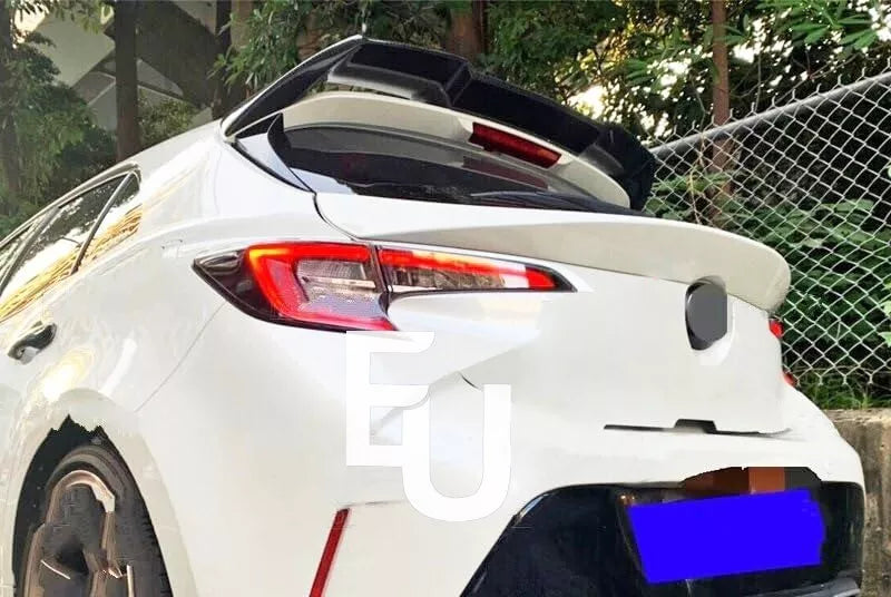FOR TOYOTA COROLLA E21 GLOSS VORTEX V STYLE REAR ROOF BOOT HATCHBACK SPOILER 18+
