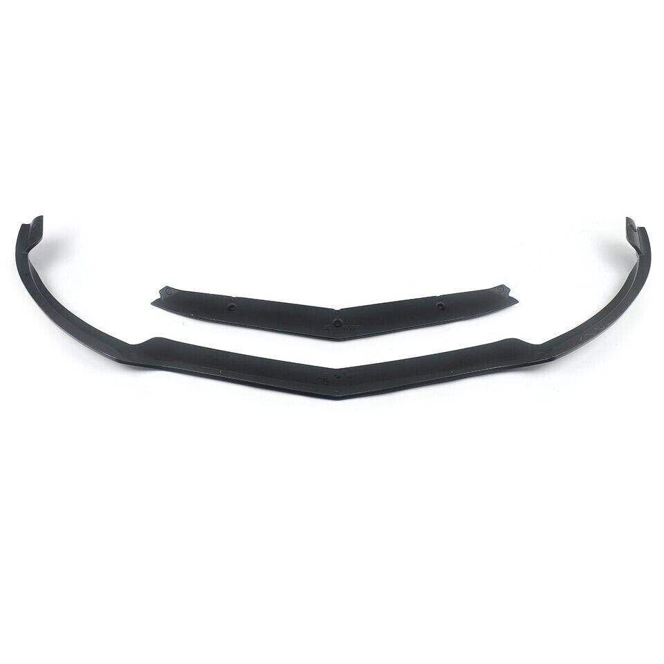 FRONT SPLITTER LIP FOR MERCEDES BENZ E W207 C207 AMG LINE 2014-2016 GLOSS BLACK