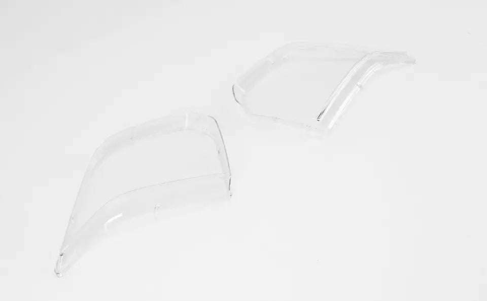 FOR FORD TRANSIT MK7 FACELIFT PAIR LEFT RIGHT CLEAR HEADLIGHT LENS LAMP COVER