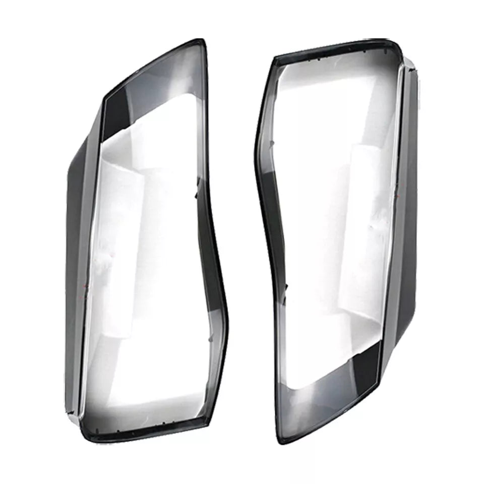 FOR AUDI A8 D4 LEFT RIGHT SIDE PAIR FRONT HEADLIGHT HEADLAMP LENS COVER 10-13