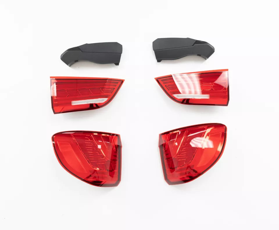 GTS FULL LED PAIR RED ANIMATION TAIL LIGHTS LIGHT LAMP FOR BMW X5 F15 2013-2018