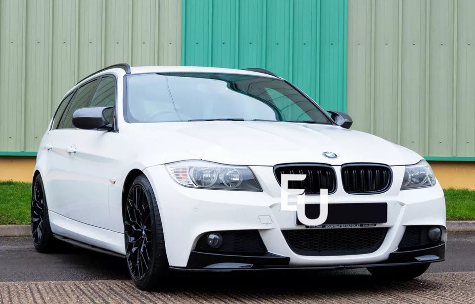 FOR BMW 3 SERIES E90 E91 E92 E93 M3 FRONT SPLITTER SPOILER LIP GLOSS BLACK 07-13