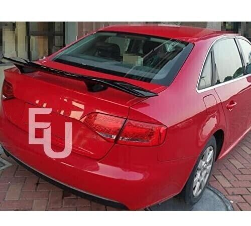 REAR SPOILER BOOT WING RS3 RS4 RS5 GLOSS BLACK UNIVERSAL FOR AUDI A3 A4 A5 A6 A7