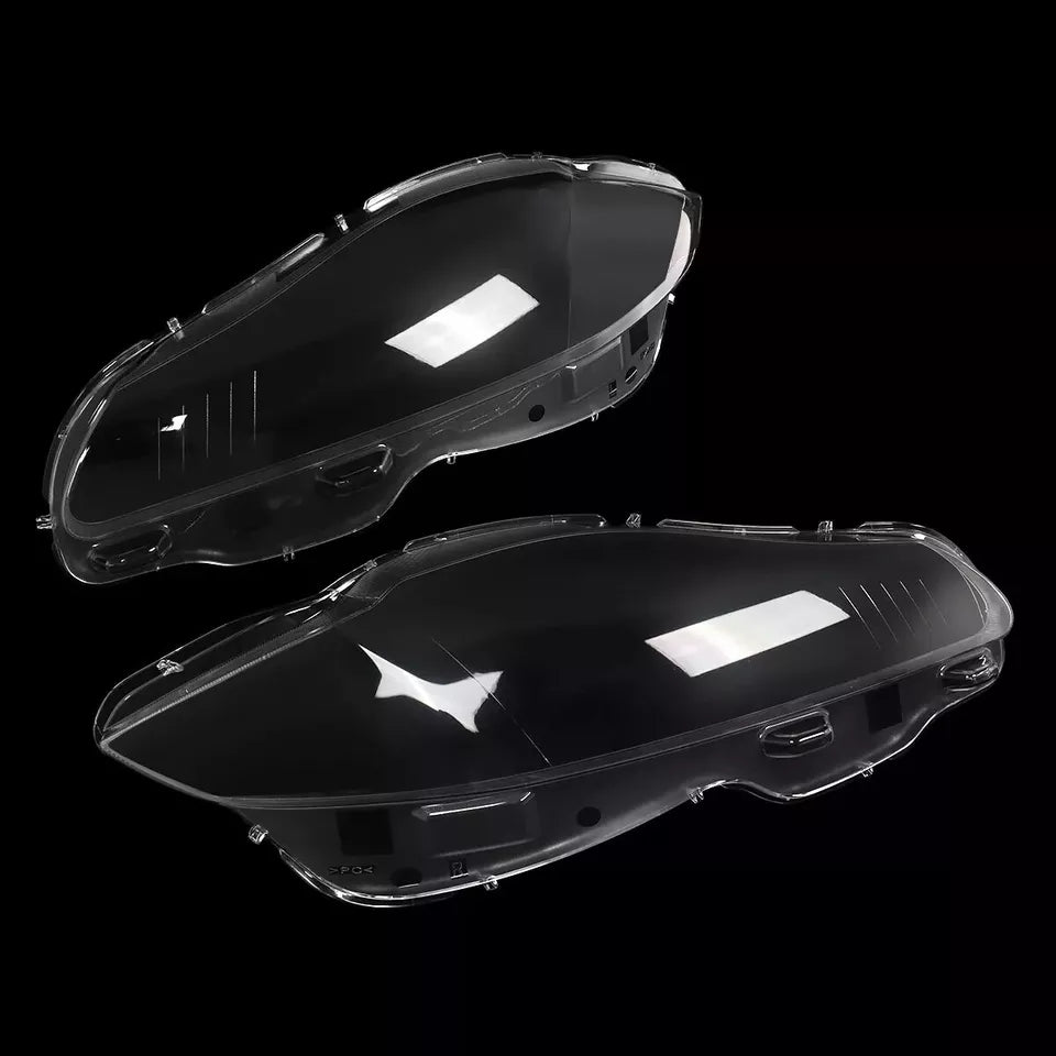 LEFT RIGHT SIDE PAIR HEADLIGHT LENS COVER LAMP FOR JAGUAR XJ XJL 2010-2019