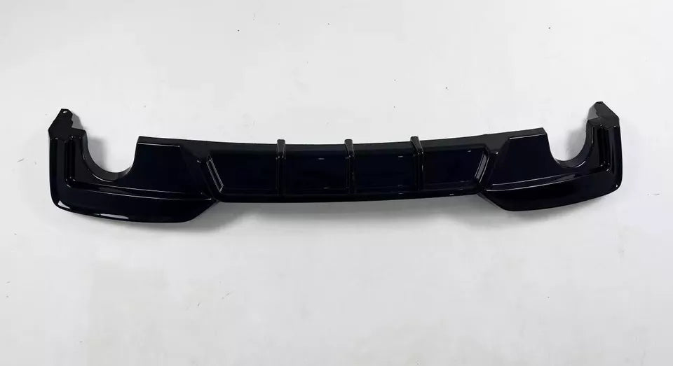 FOR BMW F06 F12 F13 M-SPORT REAR BUMPER DIFFUSER LIP SPOILER GLOSS BLK 2012-2018