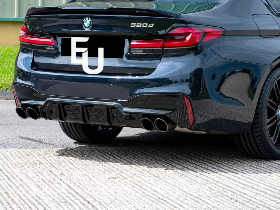 FOR BMW 5 SERIES G30 M5 STYLE BODYKIT BODY KIT FRONT LIP SPLITTER REAR DIFFUSER