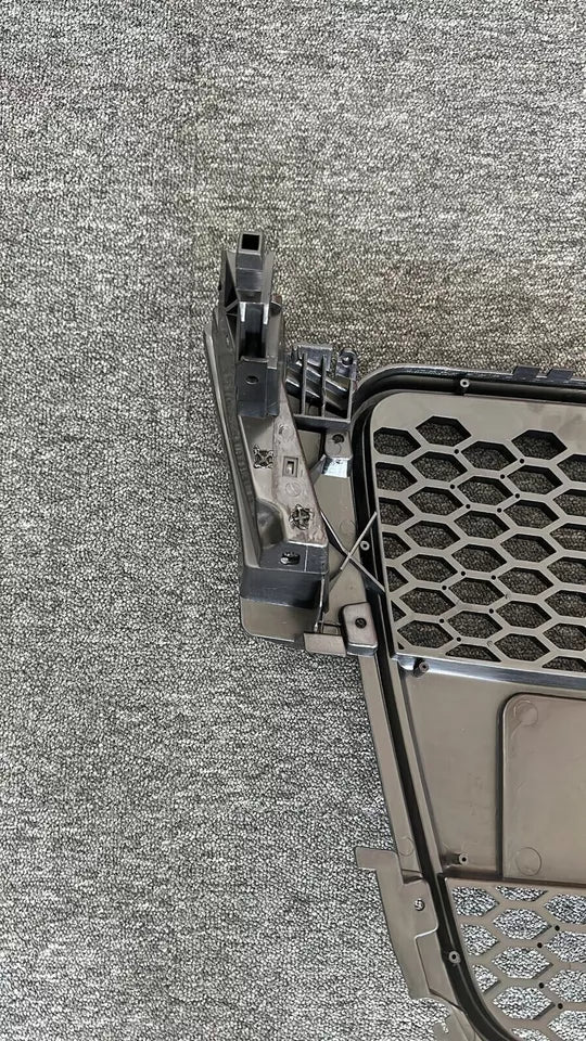 FOR AUDI A5 S5 8T 07-2011 RS STYLE GLOSS BLACK HONEYCOMB RADIATOR BUMPER GRILLE