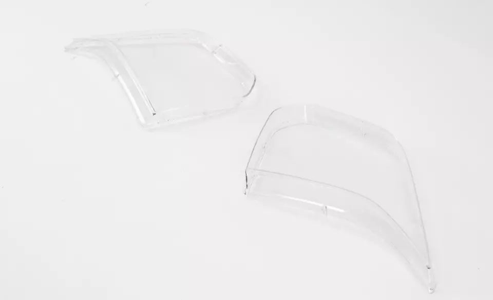 FOR FORD TRANSIT MK7 FACELIFT PAIR LEFT RIGHT CLEAR HEADLIGHT LENS LAMP COVER